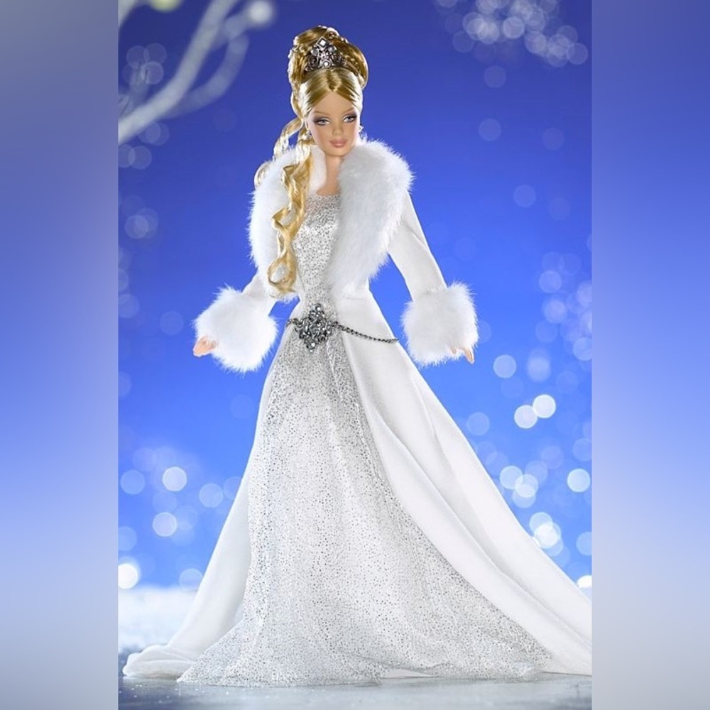 2003 Vintage Holiday Visions Winter Fantasy Special Edition Holiday Barbie Doll - Picture 3 of 11